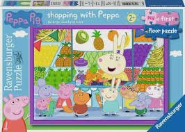 Peppa Pig My First Floor Puzzle 16Pc Puzzle Shopping - JIGSAWS - Beattys of Loughrea