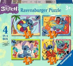 Disney Stitch 4 In A Box Puzzle - JIGSAWS - Beattys of Loughrea