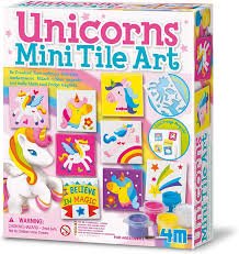 Unicorns Mini Tile Art - ART & CRAFT/MAGIC/AIRFIX - Beattys of Loughrea