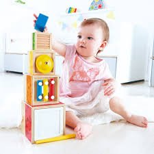 Hape Stacking Music Set - BABY TOYS - Beattys of Loughrea