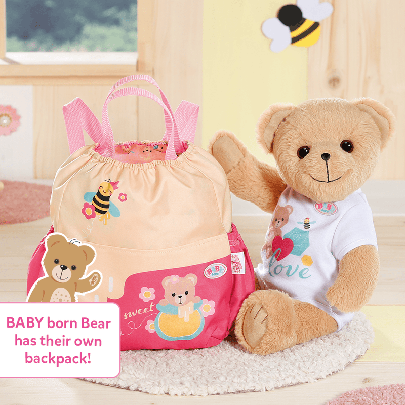 Baby Born Teddy Backpack - DOLL ACCESSORIES/PRAMS - Beattys of Loughrea