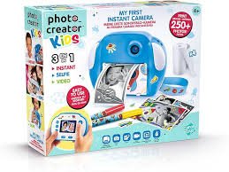 Photo Creator Kids Instant Camera Blue - ART & CRAFT/MAGIC/AIRFIX - Beattys of Loughrea