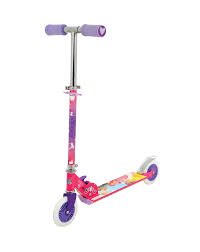 Disney Princess Purple Folding Inline Scooter - GO KART/SCOOTER/ROCKING HORSE - Beattys of Loughrea