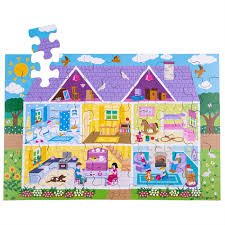 Dolls House Floor Puzzle 48Pce - JIGSAWS - Beattys of Loughrea