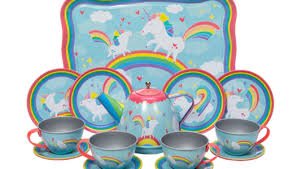 Unicorn Tin Teaset - ROLE PLAY - Beattys of Loughrea