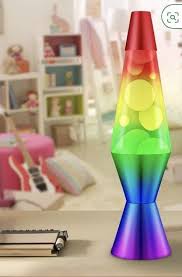 Lava Lamp Rainbow 14.5"