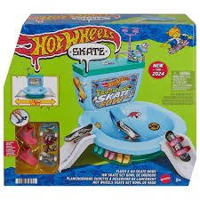 Hot Wheels Skate Flush & Go Skate Bowl - CARS/GARAGE/TRAINS - Beattys of Loughrea