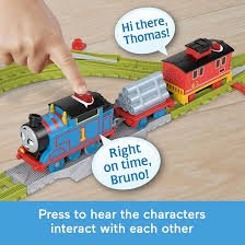 Talking Thomas & Brake Car Bruno Track Set - CARS/GARAGE/TRAINS - Beattys of Loughrea