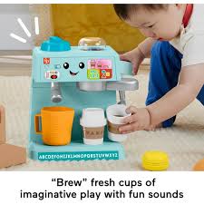 Fisher - Price Laugh & Learn Learn & Serve Coffee Café - BABY TOYS - Beattys of Loughrea