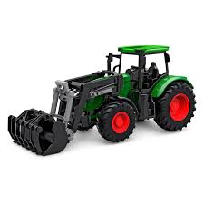 Kids Globe 27Cm Tractor With Front Loader - FARMS/TRACTORS/BUILDING - Beattys of Loughrea