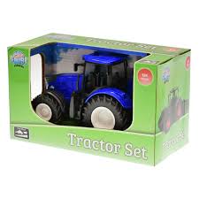 Kids Globe 27.5Cm Tractor With Tipper - FARMS/TRACTORS/BUILDING - Beattys of Loughrea