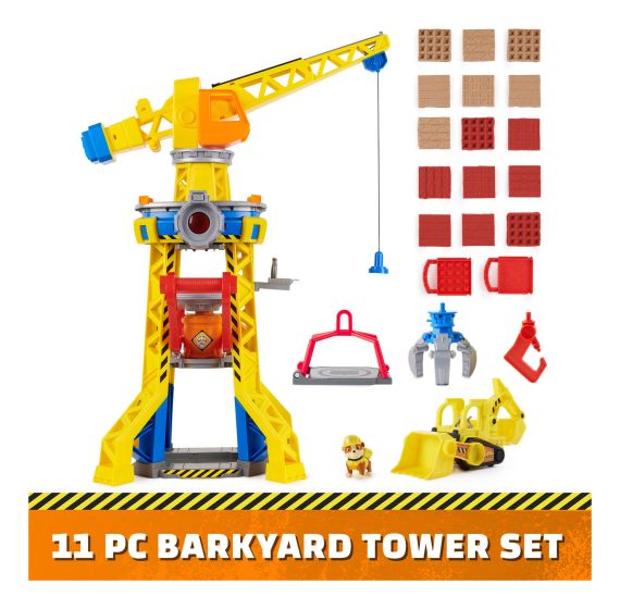 Rubble & Crew Barkyard Crane Tower - BABY TOYS - Beattys of Loughrea