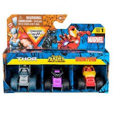 Monster Jam Mini Marvel Bundle - CARS/GARAGE/TRAINS - Beattys of Loughrea