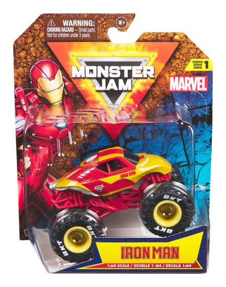 Monster Jam 1.64 Marvel Die Cast Trucks - CARS/GARAGE/TRAINS - Beattys of Loughrea