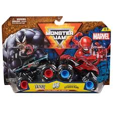 Monster Jam 1.64 Marvel Die Cast Trucks 2 Pack - CARS/GARAGE/TRAINS - Beattys of Loughrea