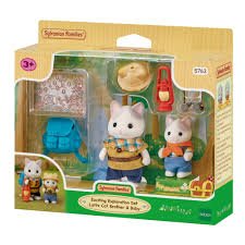 Sylvanians Exciting Explore Set Latte Cat Brother & Baby - SYLVANIAN / BEANIE BABIES - Beattys of Loughrea