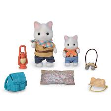 Sylvanians Exciting Explore Set Latte Cat Brother & Baby - SYLVANIAN / BEANIE BABIES - Beattys of Loughrea