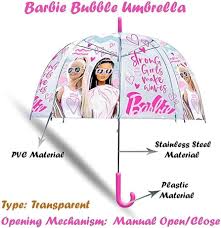 Barbie Transparent Umbrella 19In - VTECH/EDUCATIONAL - Beattys of Loughrea