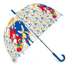 Sonic Transparent Umbrella 19In - VTECH/EDUCATIONAL - Beattys of Loughrea