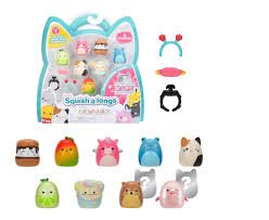 Squishmallows Squish - a - longs 8 Pack Assorted Styles - SOFT TOYS - Beattys of Loughrea