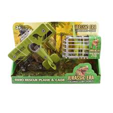 Jurassic Era Plane & Dino In Cage Assorted Styles - A/M, TRANSFORMERS - Beattys of Loughrea