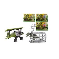 Jurassic Era Plane & Dino In Cage Assorted Styles - A/M, TRANSFORMERS - Beattys of Loughrea