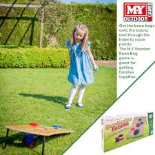 Bean Bag Toss Game W/Foldable Wooden Board - BOARD GAMES / DVD GAMES - Beattys of Loughrea