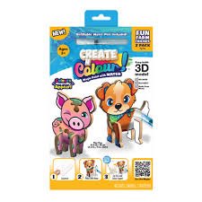 Create N Colour Take Along Fun Farm Friends Assorted Styles - ART & CRAFT/MAGIC/AIRFIX - Beattys of Loughrea