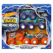 Hot Wheels - Monster Truck 1:64 Power Smashers Trucks & Big Rigs Multipack - CARS/GARAGE/TRAINS - Beattys of Loughrea