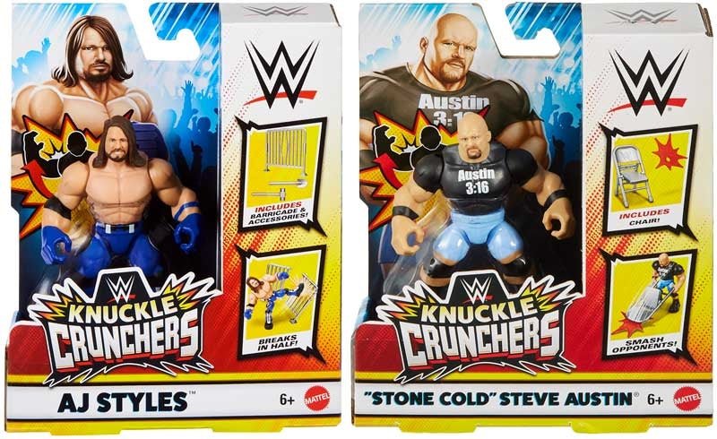 WWE Knuckle Crunchers Figure Assorted Styles - A/M, TRANSFORMERS - Beattys of Loughrea