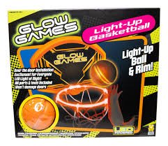 Glow Games Light - Up Basketball Set - SWINGS/SLIDE OUTDOOR GAMES - Beattys of Loughrea