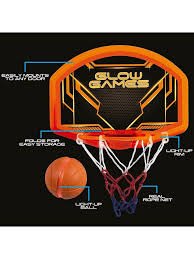 Glow Games Light - Up Basketball Set - SWINGS/SLIDE OUTDOOR GAMES - Beattys of Loughrea