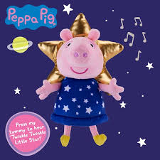 Peppa Nursery Rhymes Talking Plush Twinkle Twinkle - SOFT TOYS - Beattys of Loughrea