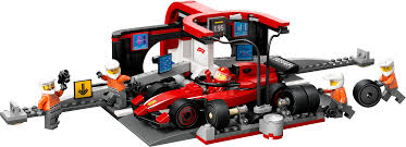 Lego 60443 City F1 Pit Stop & Pit Crew with Ferrari Car - CONSTRUCTION - LEGO/KNEX ETC - Beattys of Loughrea