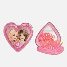 Topmodel Folding Hairbrush Heart Beauty & Me - JEWELLERY / HAIR ACCS - Beattys of Loughrea