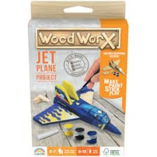 Wood Worx Jet Plane - ART & CRAFT/MAGIC/AIRFIX - Beattys of Loughrea