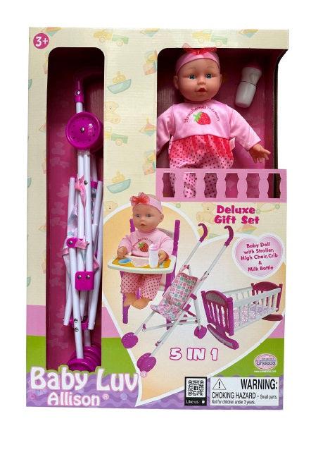 Baby Luv 5in1 Gift Set - DOLLS - Beattys of Loughrea