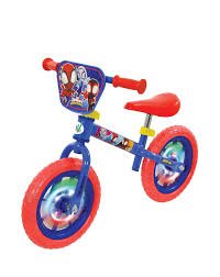 Spidey & His Amazing Friends 12 inch Balance Bike with Light Up Wheels - BIKES - CHILDRENS - Beattys of Loughrea