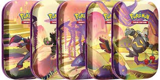 Pokémon TCG: Scarlet & Violet 6.5 - Shrouded Fable Mini Tins Assorted Styles - HALLOWEEN, PKT MONEY, JOKE - Beattys of Loughrea