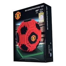 Team Merchandise 3D BRXLZ Man United Football - CONSTRUCTION - LEGO/KNEX ETC - Beattys of Loughrea