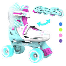 Neon Combo 2 - in - 1 Child Skates Inline and Quad - SKATES/ROLLER BLADES/ACCESSORIES - Beattys of Loughrea