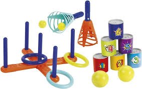 3 In 1 Sports Set - SWINGS/SLIDE OUTDOOR GAMES - Beattys of Loughrea