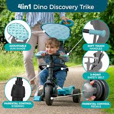 Tp 4 in 1 Trike - Dino Discovery - RIDE ON/WALKERS - Beattys of Loughrea