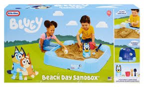 Little Tikes Bluey Beach Day Sandbox - SWINGS/SLIDE OUTDOOR GAMES - Beattys of Loughrea