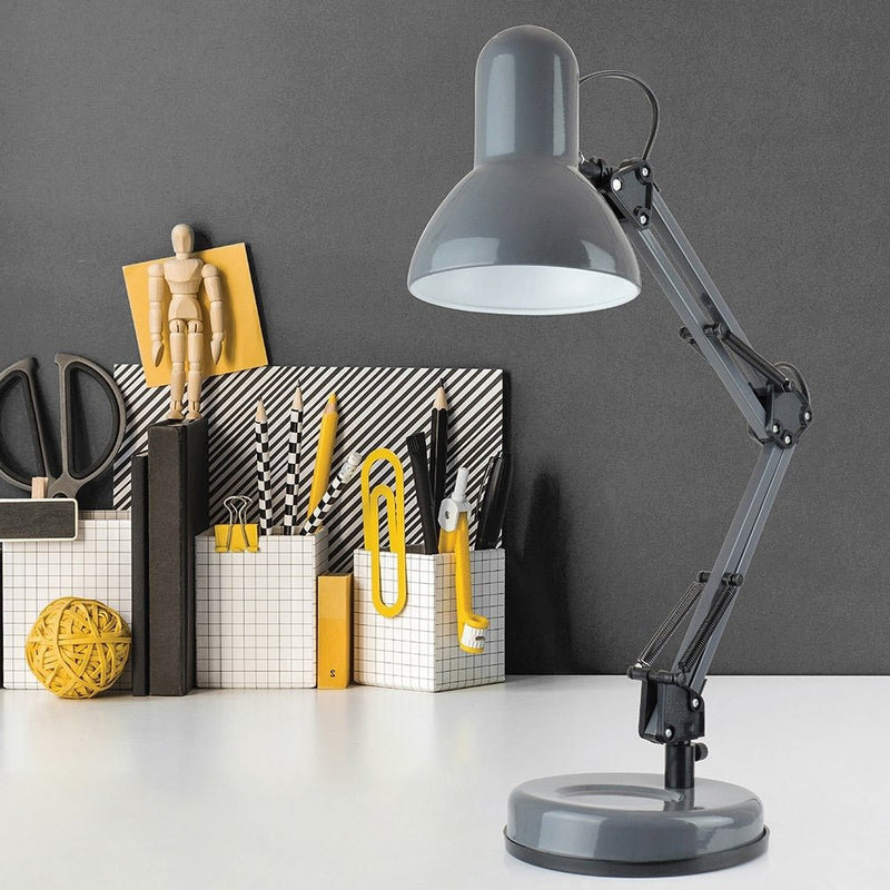 Lloytron 35w Hobby Desk Lamp - Grey - TABLE/BEDSIDE LAMPS - Beattys of Loughrea