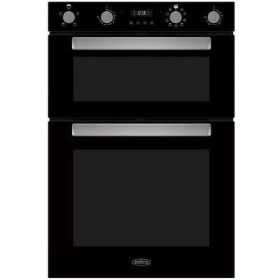 Belling BI909MFBLK Multifunction Black Double Oven - ELECT OVEN SINGLE & DBLE BUILT IN - Beattys of Loughrea