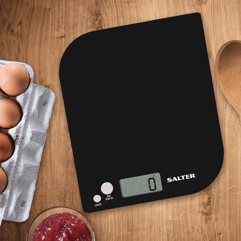 Salter Leaf Digital Kitchen Scale - Black - KITCHEN SCALES - Beattys of Loughrea