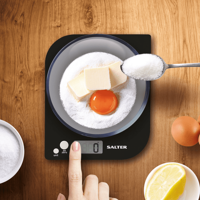 Salter Leaf Digital Kitchen Scale - Black - KITCHEN SCALES - Beattys of Loughrea