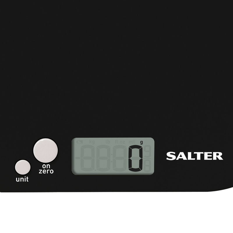 Salter Leaf Digital Kitchen Scale - Black - KITCHEN SCALES - Beattys of Loughrea