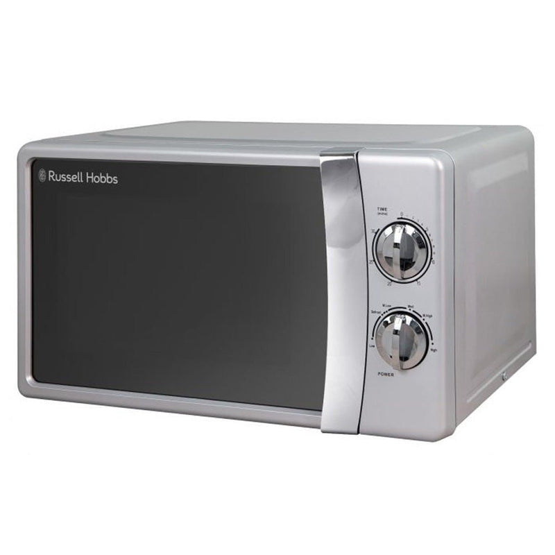 Russell Hobbs 17 Litre Manual Microwave Silver | RHMM701S - MICROWAVES - Beattys of Loughrea